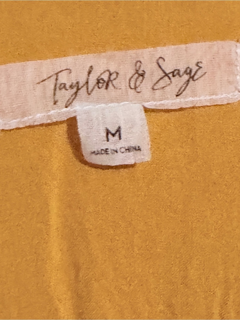 Taylor & Sage Mustard Embroidered Sleeveless Dress - Picture 4 of 6